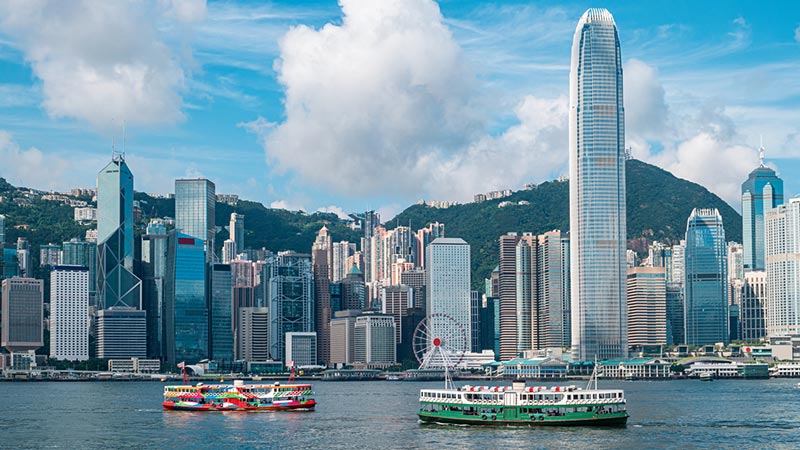 Hong Kong, Kina