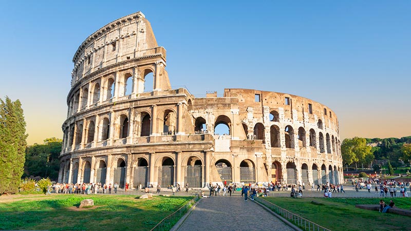 Avresa till Rom, Italien